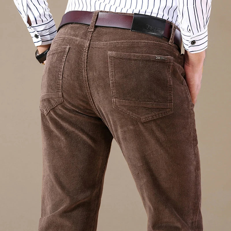 Men's Corduroy Pants - Houston Style Brown