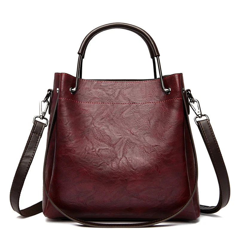 Stylish Designer-Inspired Handbag Red