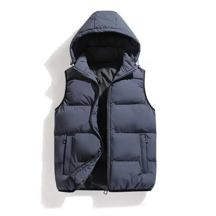 Herenfunctioneel gilet met capuchon