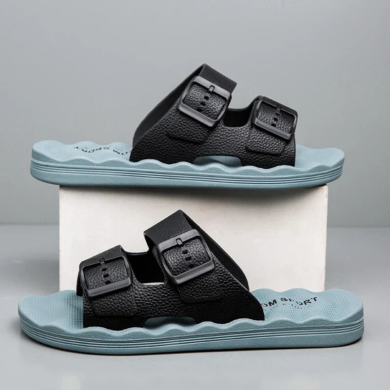 Women's Comfort Slides - Delmar Style Blue