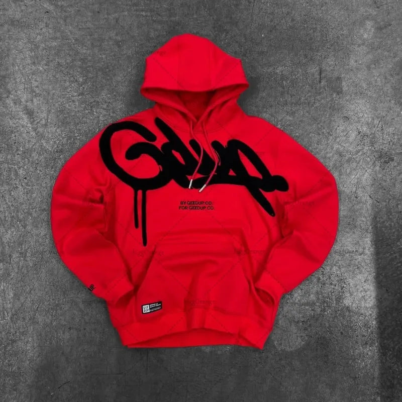 Y2K Harajuku Oversized Letter Hoodie