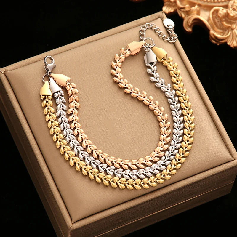 Elegant Gold Bracelet for Timeless Style-MODAUTLET