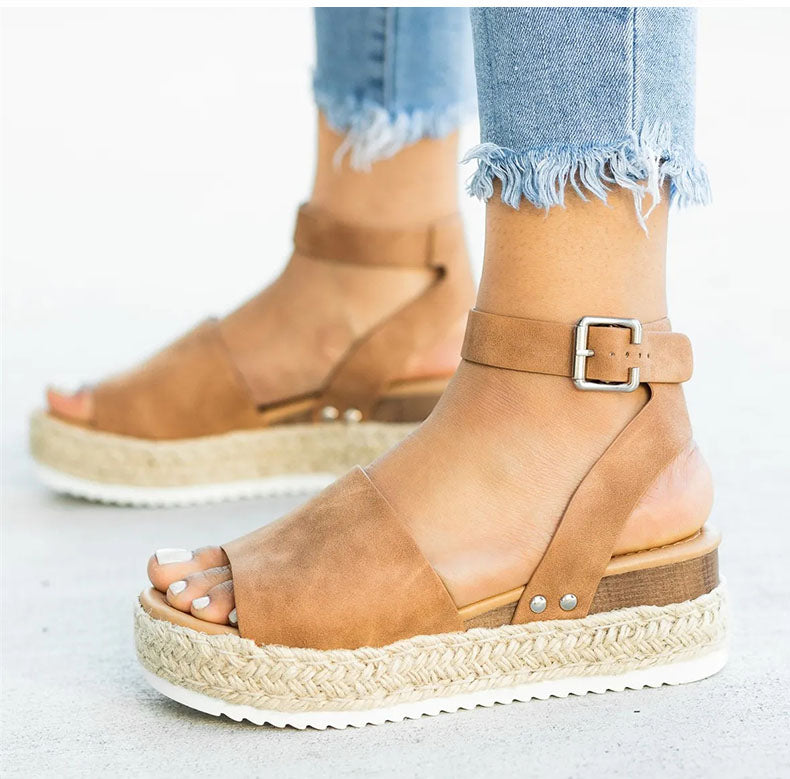 Women's Comfortable Wedge Sandals-MODAUTLET