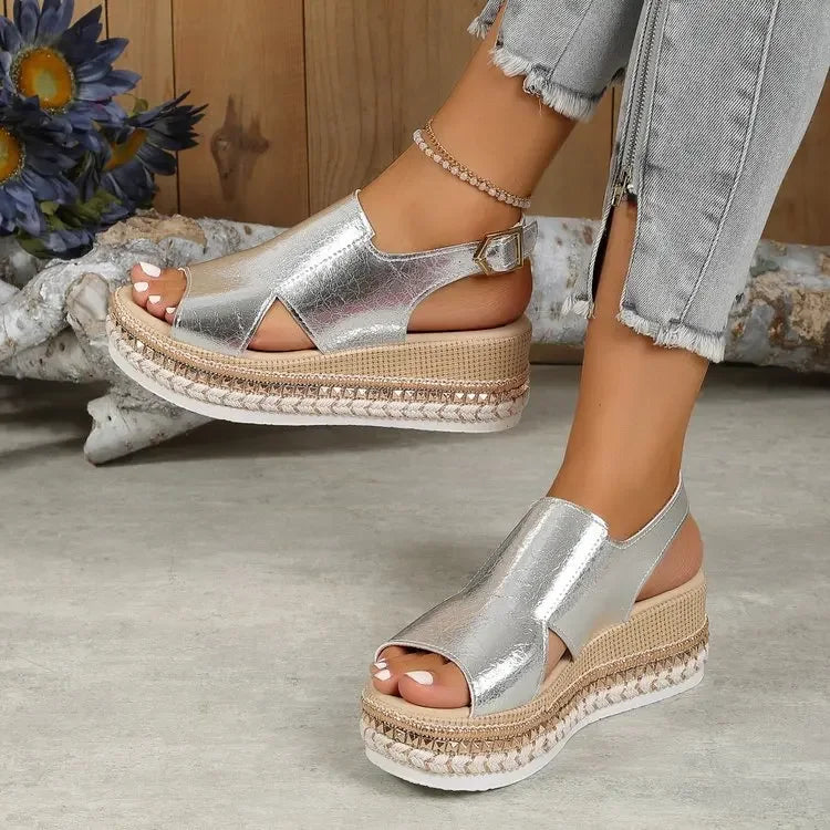 Women's Elegant Wedge Sandals-MODAUTLET