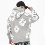 Men’s Casual Denim Hoodie – Soft Hooded Sweatshirt