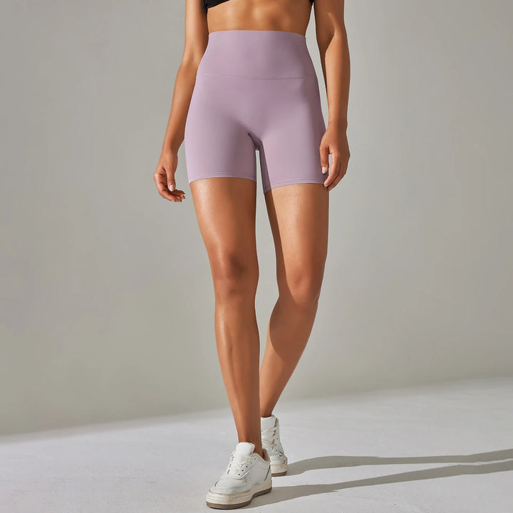 Women's High Waist Squat Proof Yoga Shorts for Fitness and Cycling