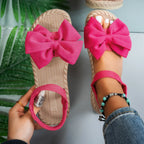Women's Bow Tie Flat Sandals