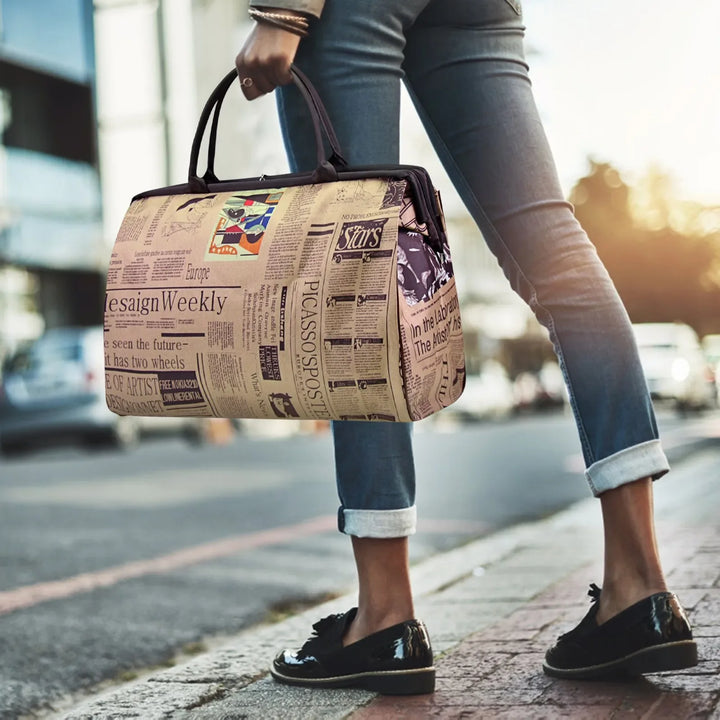 Vintage-Inspired Retro Handbag-MODAUTLET