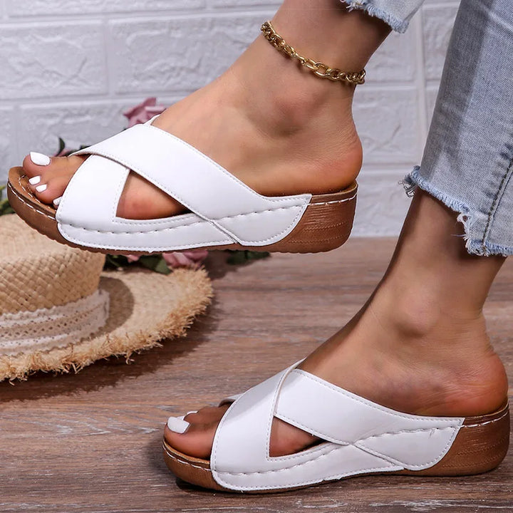 Women's Criss-Cross Summer Sandals-MODAUTLET