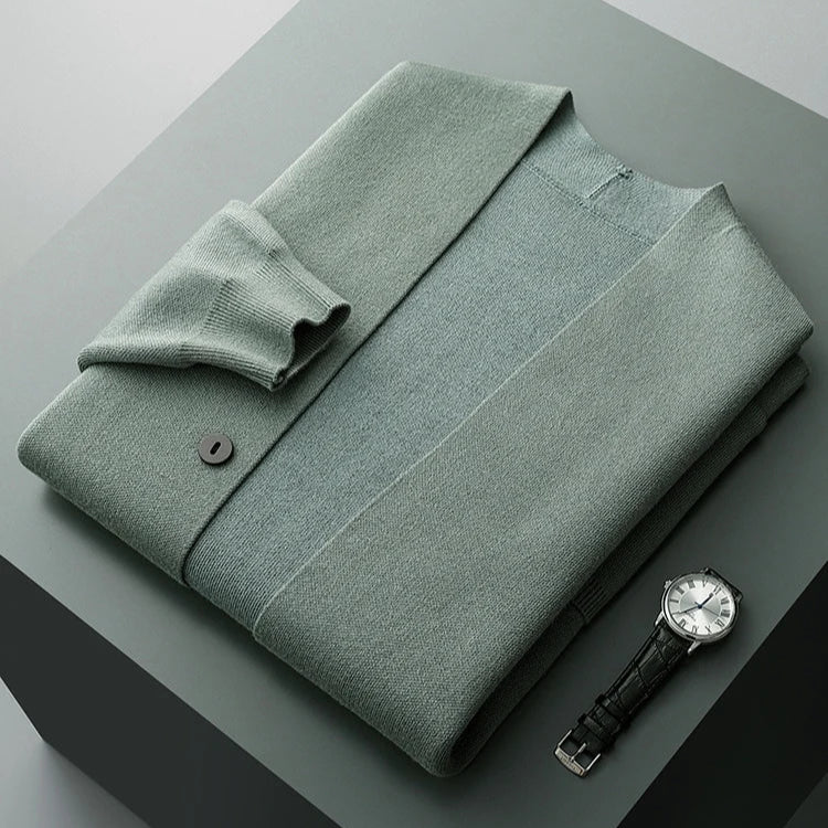 Men's Cashmere Cardigan in Florence Style