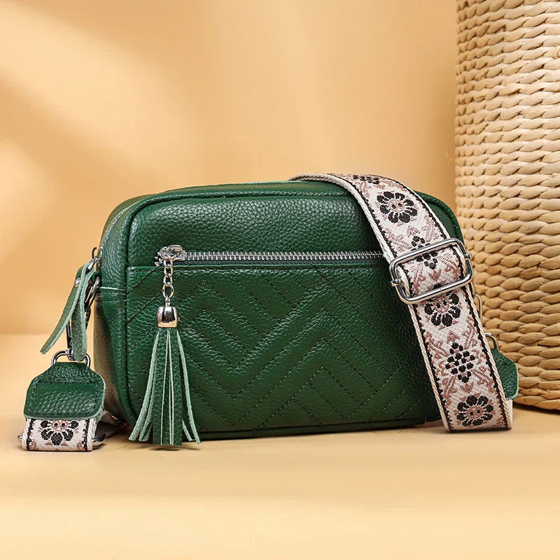 Women's Elegant Leather Shoulder Bag-MODAUTLET