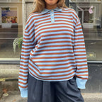 Women's Striped Pullover Sweater