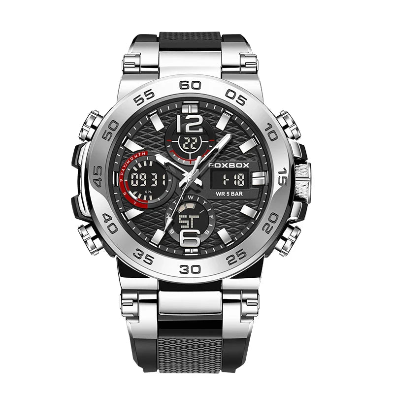 Sport Chronograph Watch for Active Lifestyles Silver