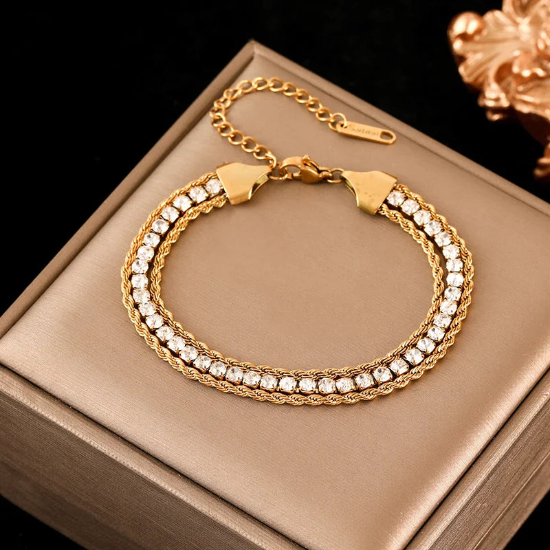 Elegant Gold Bracelet for Timeless Style-MODAUTLET