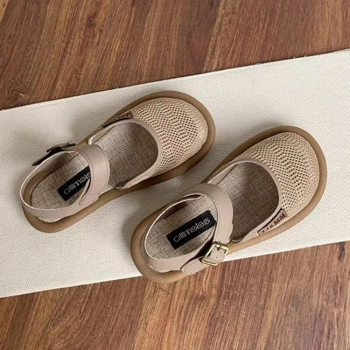 Women's Breathable Flat Bottom Casual Sandals-MODAUTLET