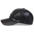 Authentic Cowhide Leather Dad Cap