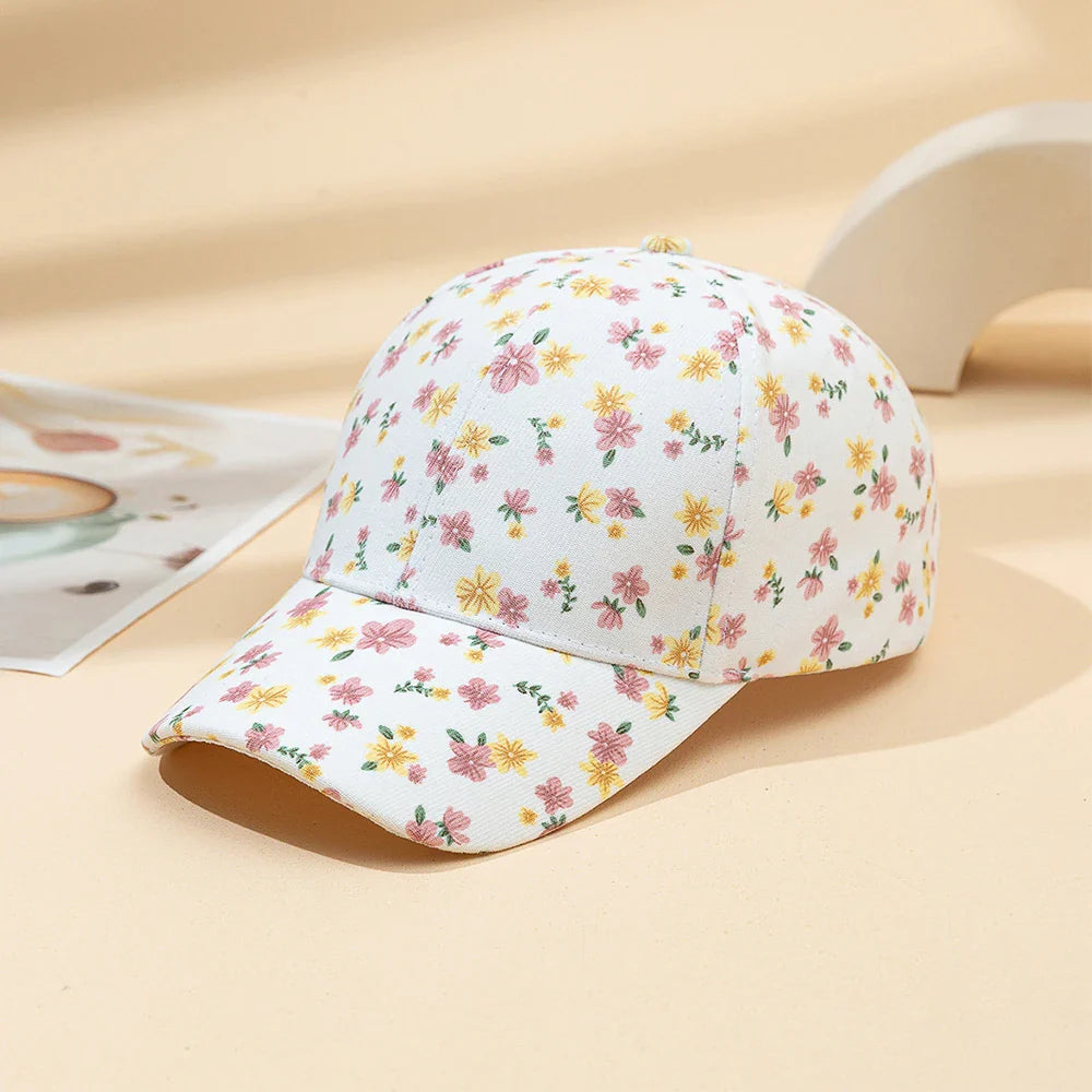 Floral Sun Hat-MODAUTLET