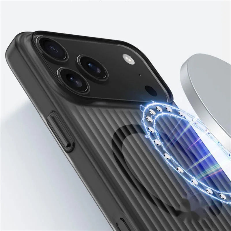MagSafe Compatible iPhone Case with Ripple Design