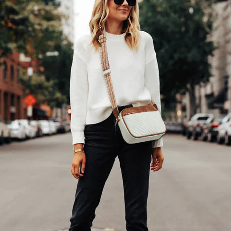 Women's Elegant Leather Shoulder Bag-MODAUTLET
