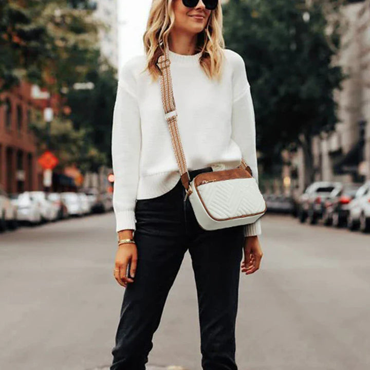 Women's Elegant Leather Shoulder Bag-MODAUTLET