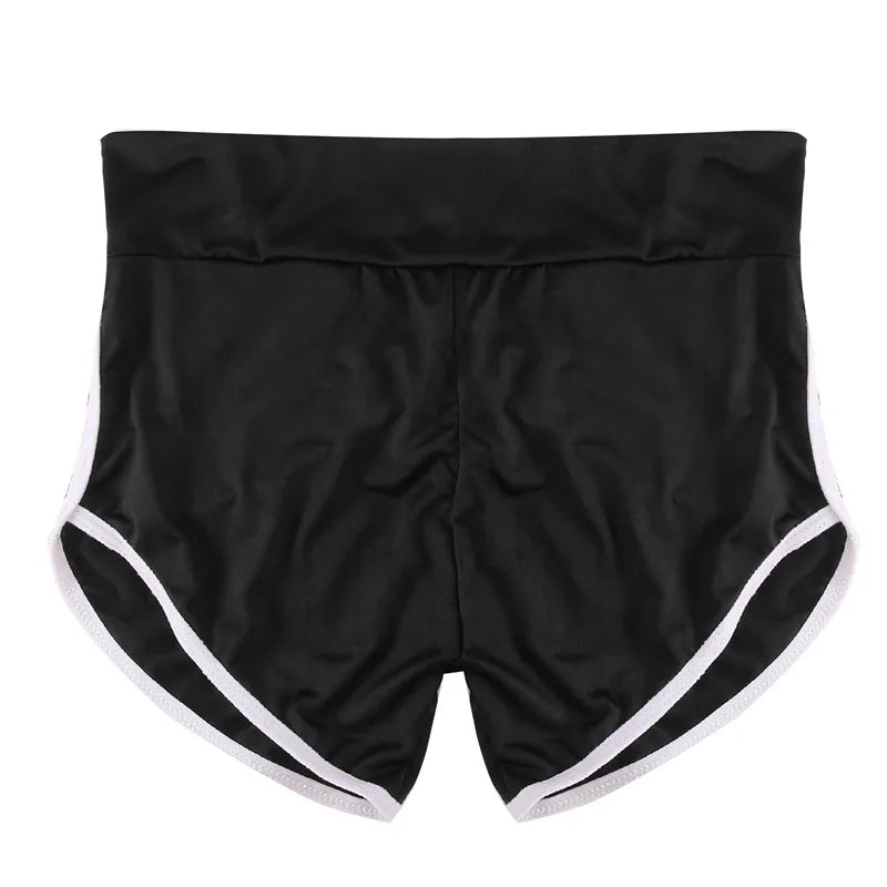 Women's Summer Fitness Shorts for Gym Yoga Casual Low Waist Stretchy
