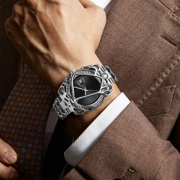 Skeleton Inferno Watch - Unique Design Timepiece Black
