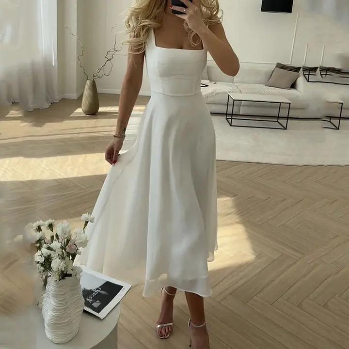 Women's Sleeveless Midi Dress – Chic and Comfortable Style-MODAUTLET