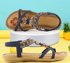 Women's Orthopedic Comfort+ Sandals - Stylish Supportive Footwear Cobalt Blue