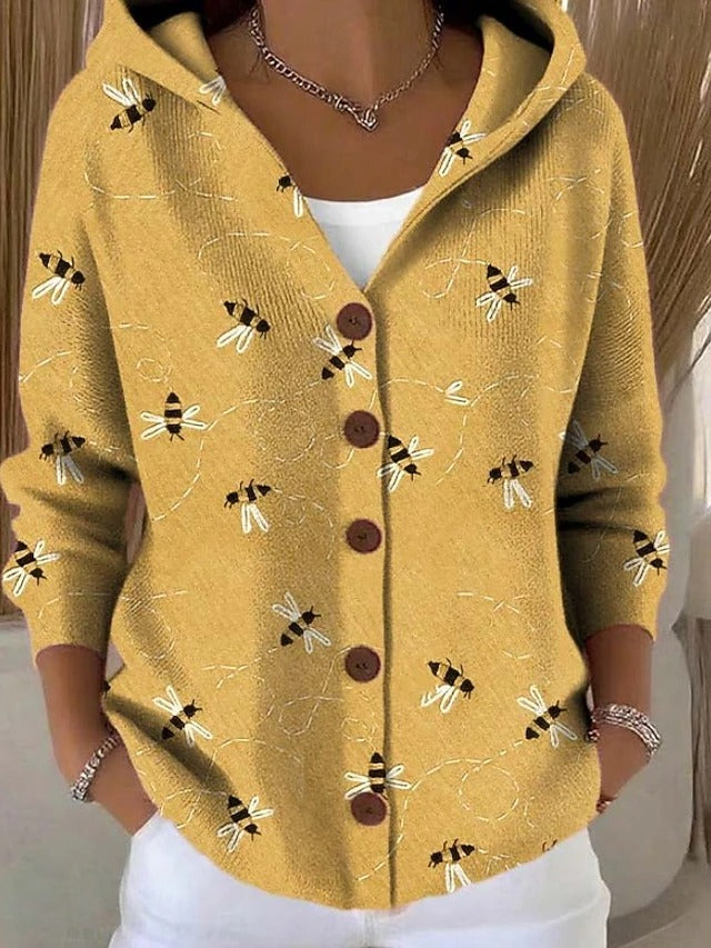 Cassidy | Cardigan artistico lungo e confortevole da donna
