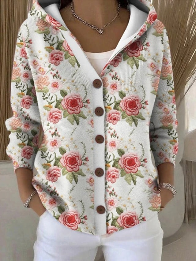 Cassidy | Cardigan artistico lungo e confortevole da donna
