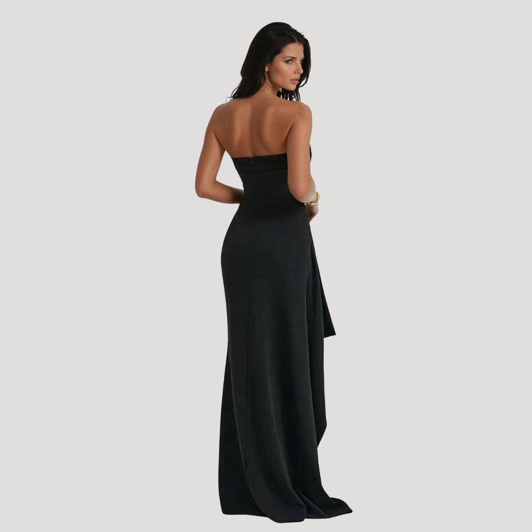 Clara | Damen Trägerloses Maxikleid für Hochzeitsgäste