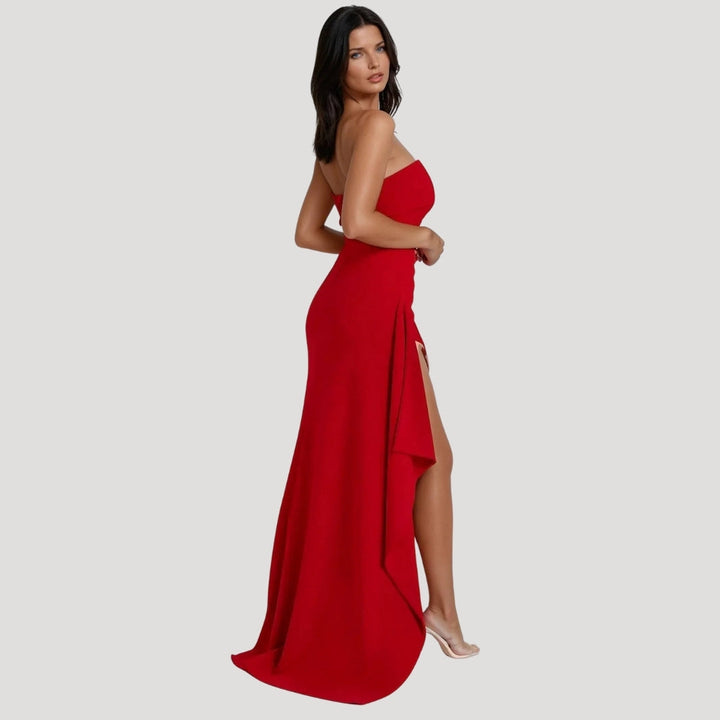 Clara | Damen Trägerloses Maxikleid für Hochzeitsgäste
