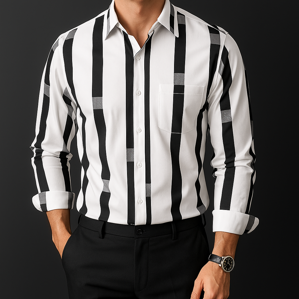 Men's Signature Button Down Shirt-MODAUTLET