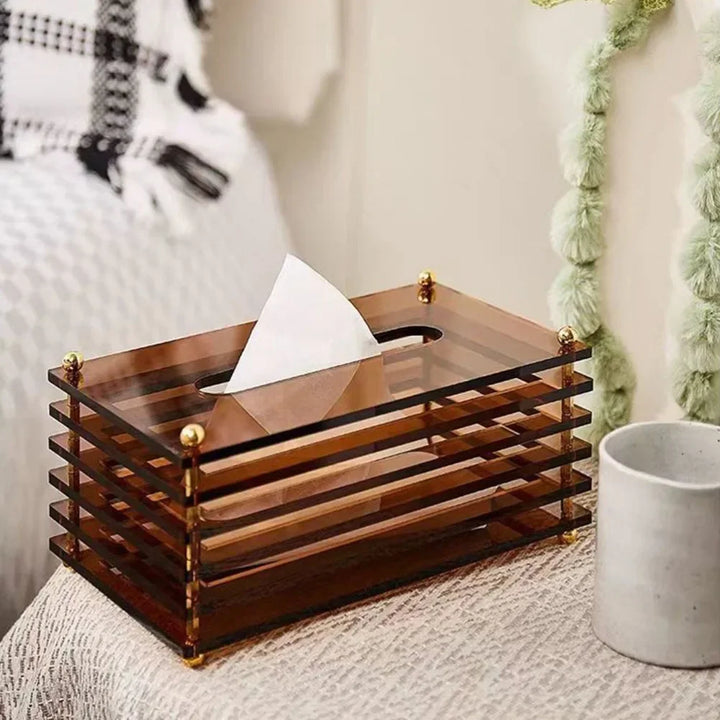 Stylish Acrylic Tissue Box for Home or Office