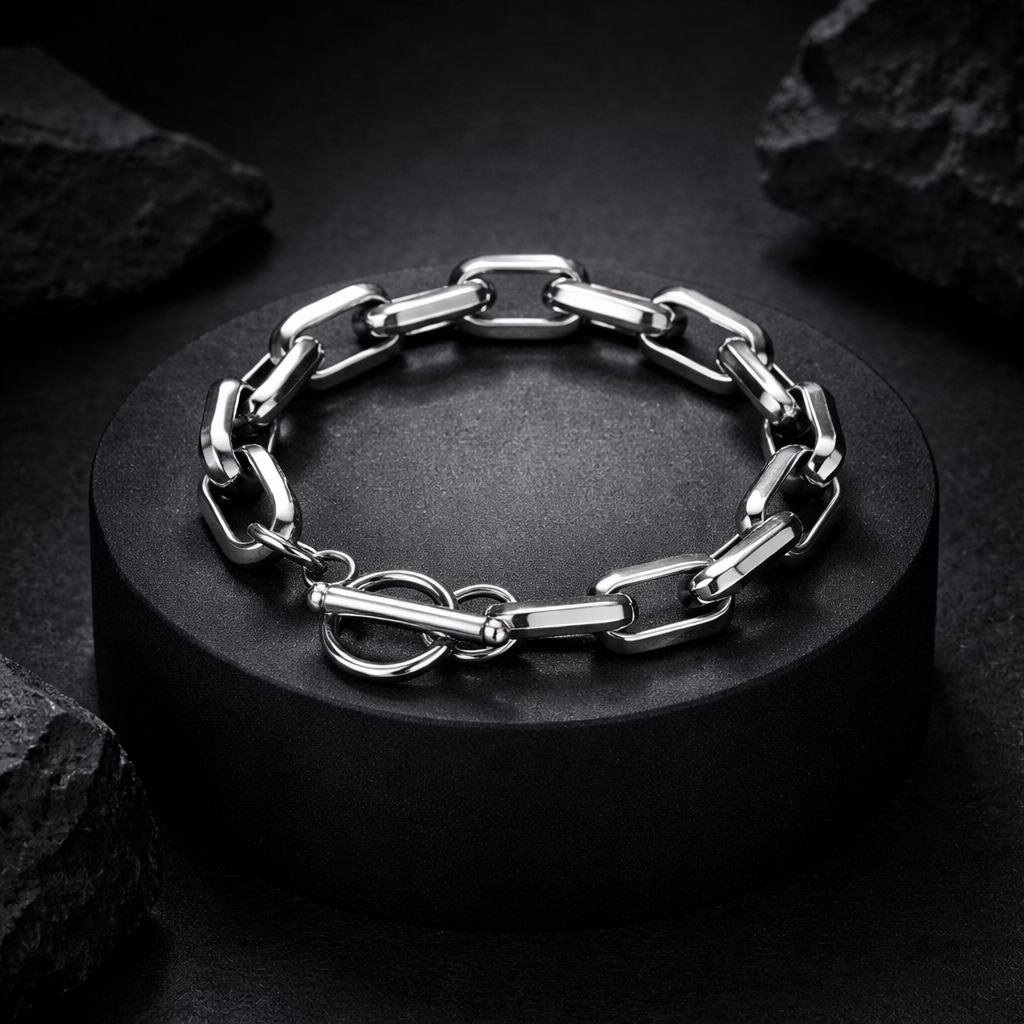 Stylish Chainlink Bracelet for Everyday Wear M (19cm)