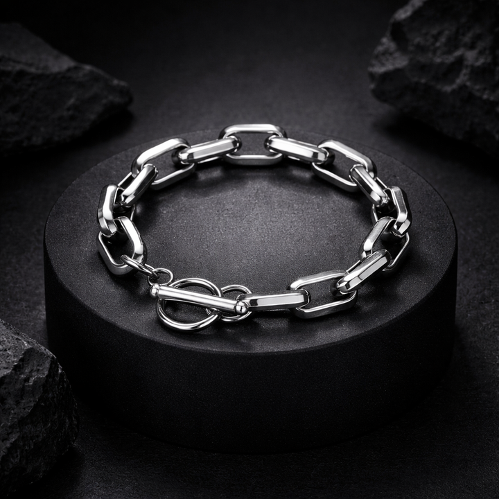 Stylish Chainlink Bracelet for Everyday Wear M (19cm)