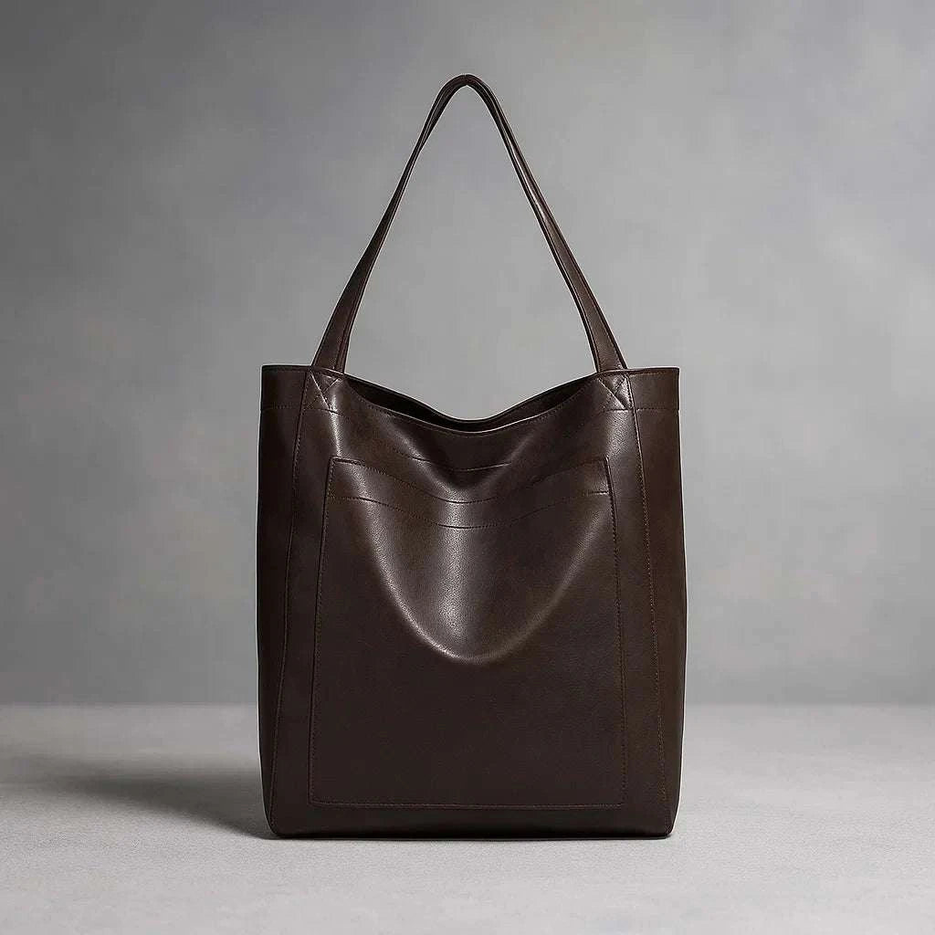 Stylish Lume Tote Bag for Everyday Use Dark brown