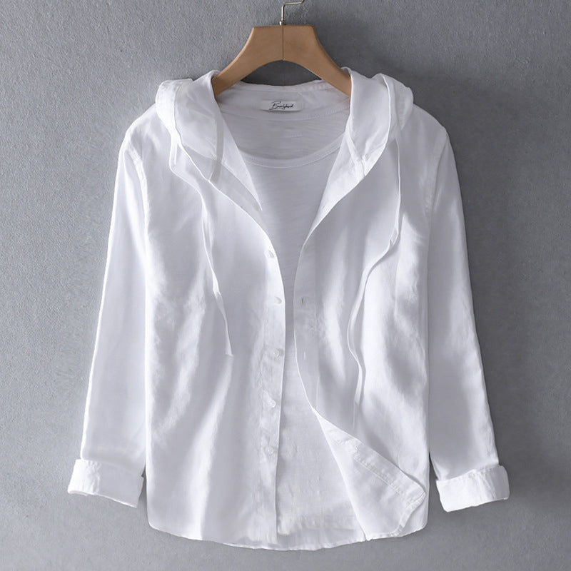 Elowen | Breathable linen shirt White
