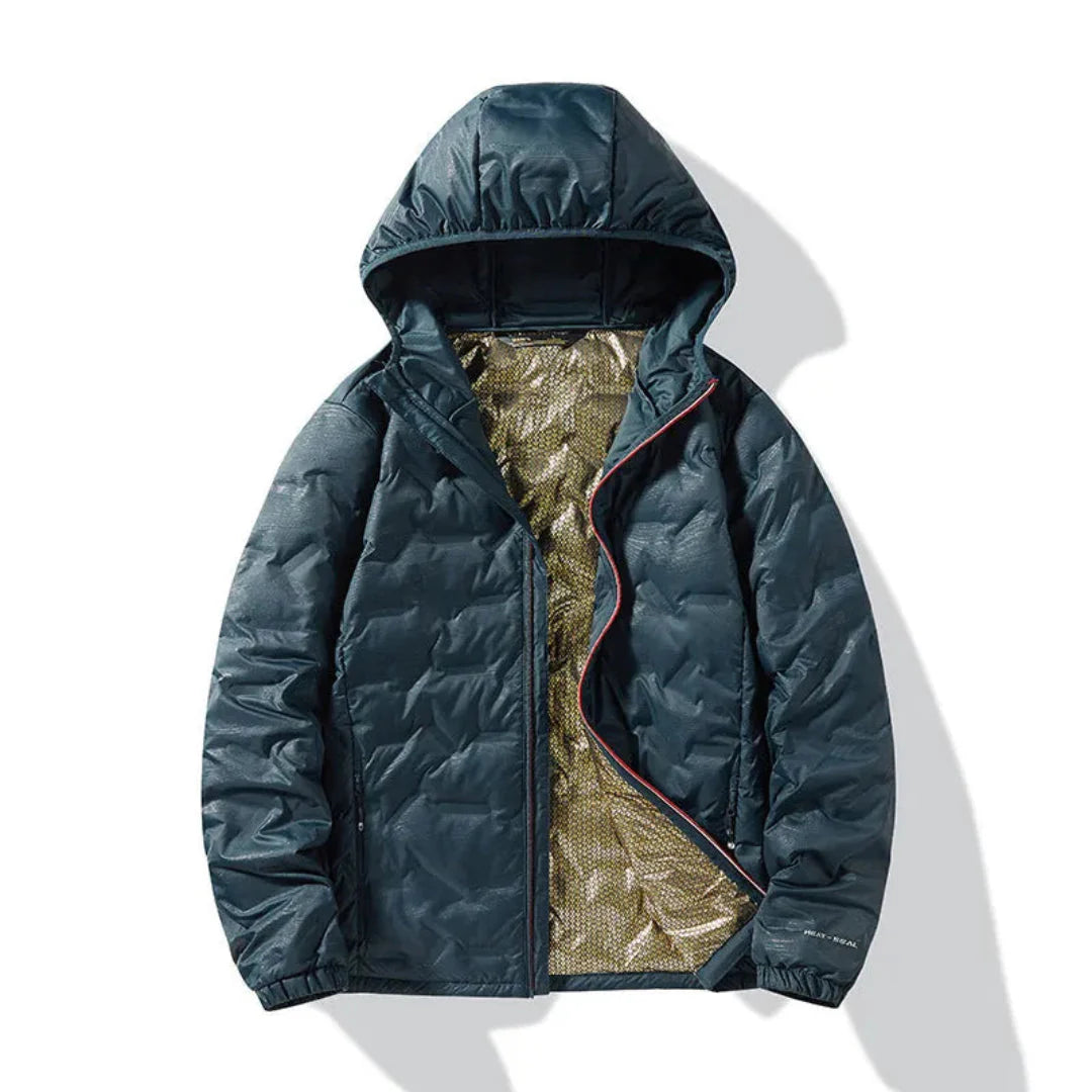 Premium Duck Down Puffer Jacket Blue