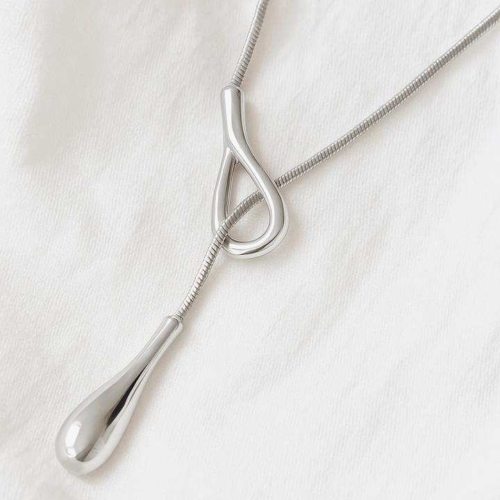 Elegant Raindrop Pendant Necklace-MODAUTLET