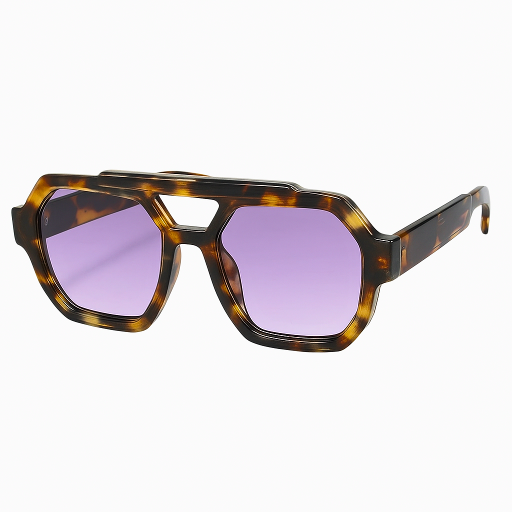 Square Frame Sunglasses - Miami Style