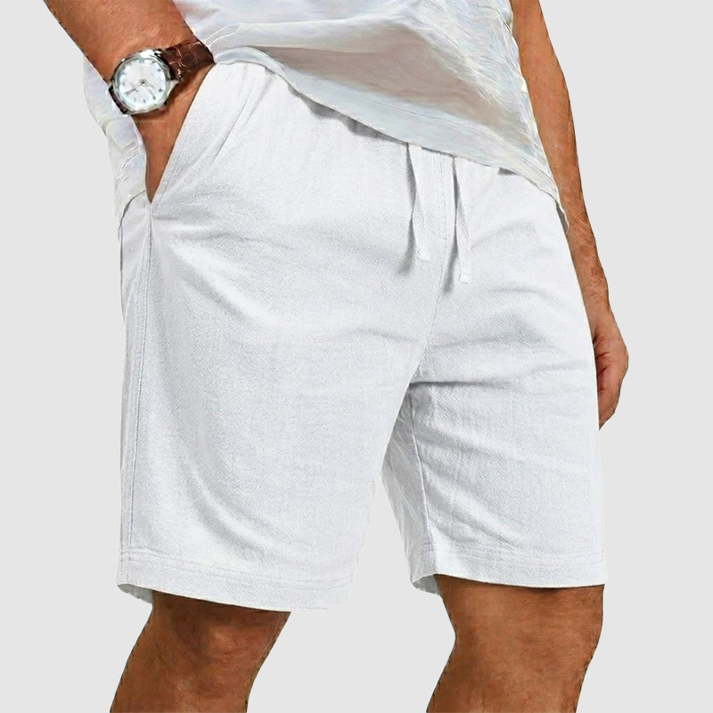 Tanner | Men's Casual Cotton Drawstring Shorts with Pockets-MODAUTLET