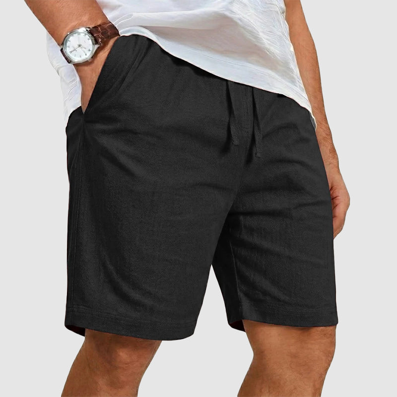 Tanner | Men's Casual Cotton Drawstring Shorts with Pockets-MODAUTLET
