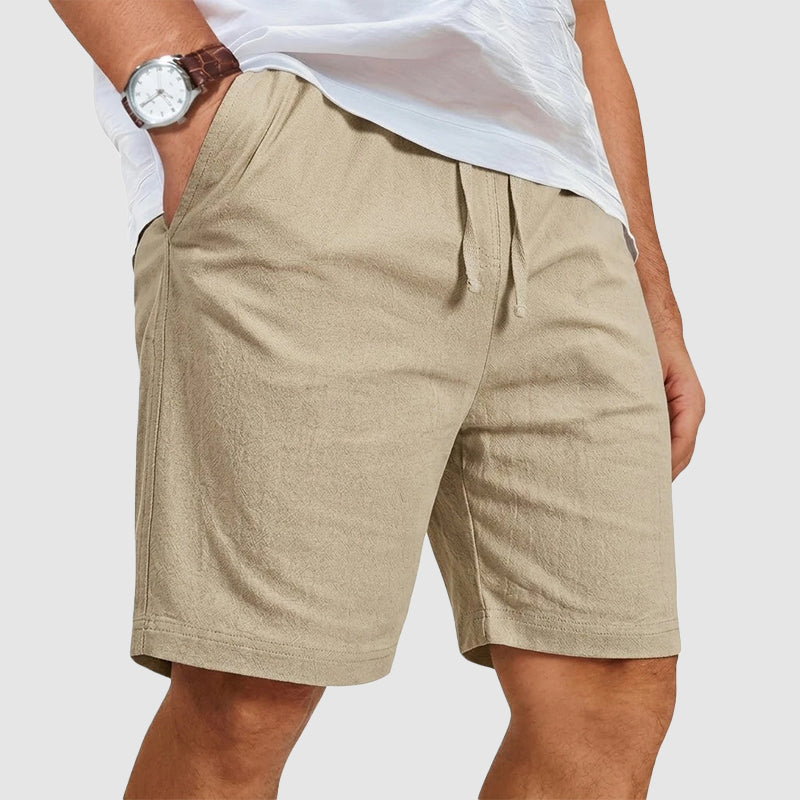 Tanner | Men's Casual Cotton Drawstring Shorts with Pockets-MODAUTLET