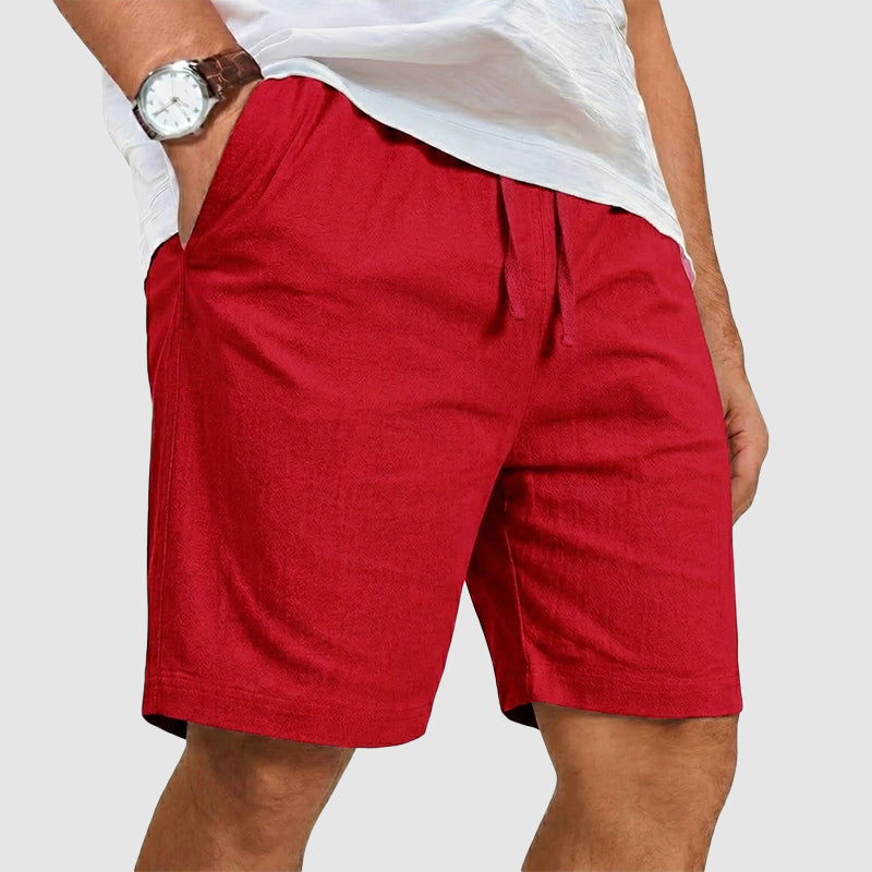 Tanner | Men's Casual Cotton Drawstring Shorts with Pockets-MODAUTLET