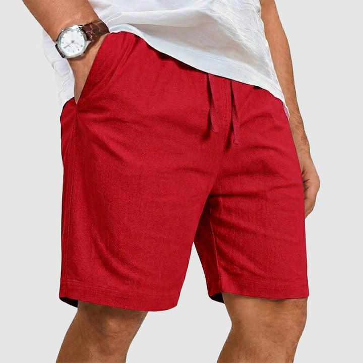 Tanner | Men's Casual Cotton Drawstring Shorts with Pockets-MODAUTLET