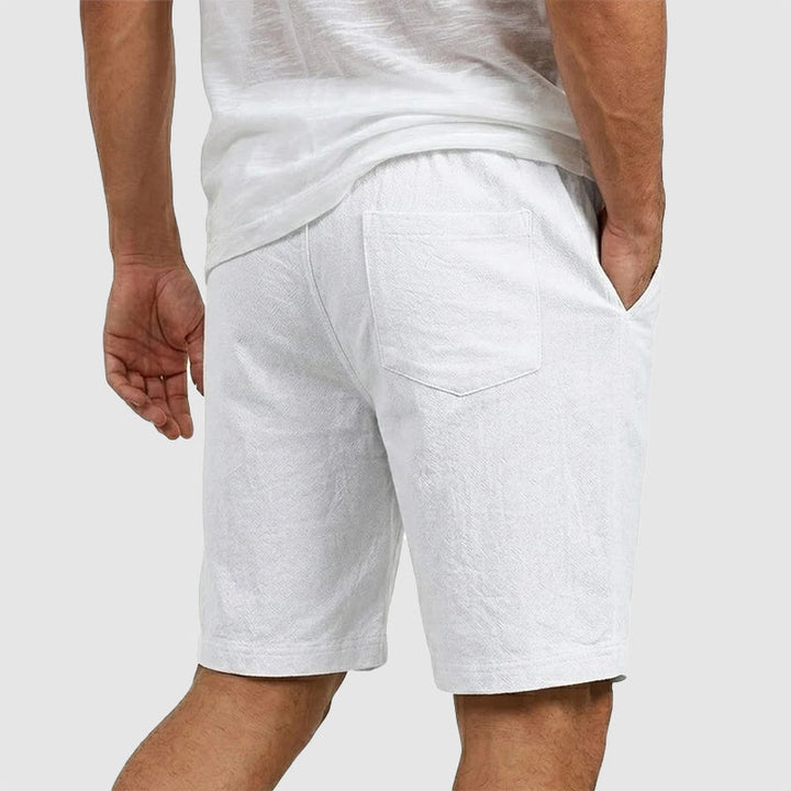 Tanner | Men's Casual Cotton Drawstring Shorts with Pockets-MODAUTLET