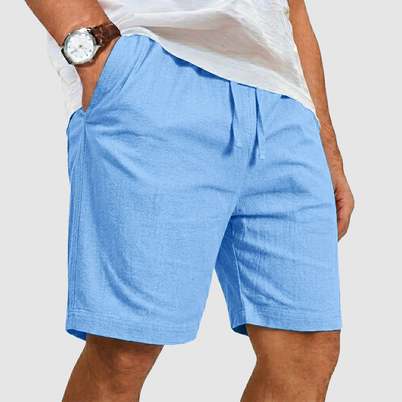 Tanner | Men's Casual Cotton Drawstring Shorts with Pockets-MODAUTLET