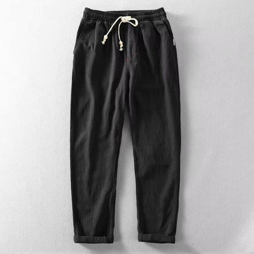 Men's Japan-Style Trousers Black