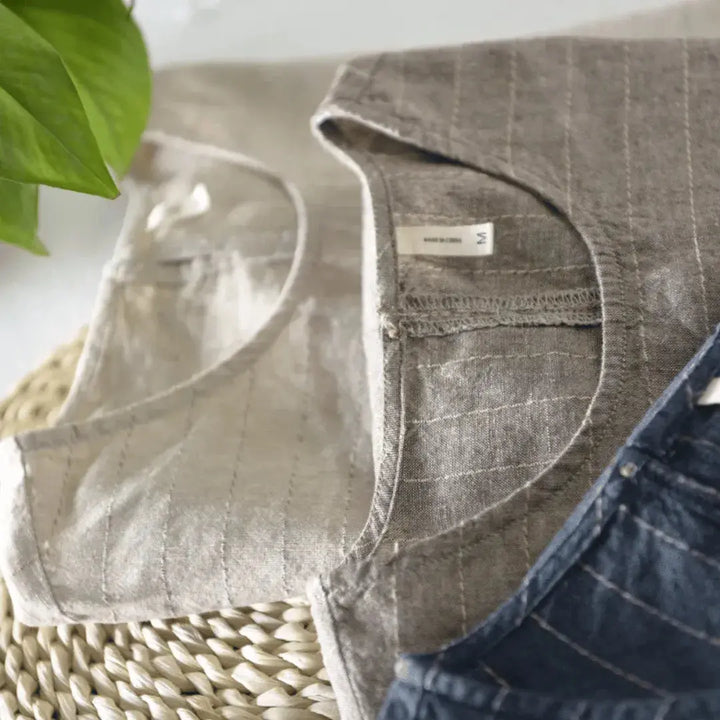 Geneva Linen Cotton T-Shirt-MODAUTLET